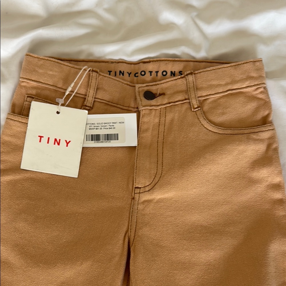 TINYCOTTONS Solid Baggy Pant - Picture 2 of 4